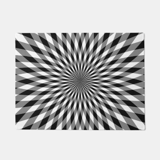 Paillasson Ilusion Espiral Optica Fractal (Devant)