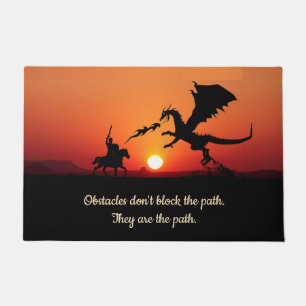 Paillasson Imaginaire Dragon Chevalier Inspiration Motivation
