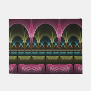 Paillasson Imaginaire spécial Motif Abstrait coloré Fractal