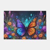 Paillasson Imaginaire Spring Garden Crystal Butterfly Rug (Devant)