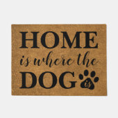 Paillasson Impression Coin | Chien à thème Faux Coir (Devant)