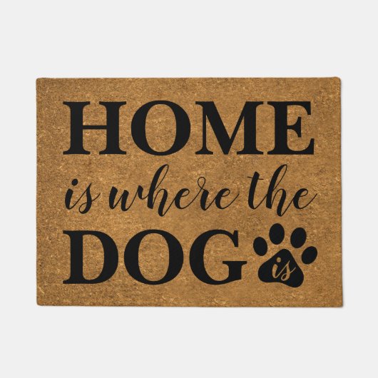 Paillasson Impression Coin | Chien à thème Faux Coir (Devant)