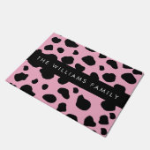 Paillasson Impression De Vache, Spots De Vache, Vache Rose, V (Incliné)