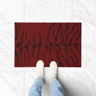 Paillasson Impression numérique rouge Tiger