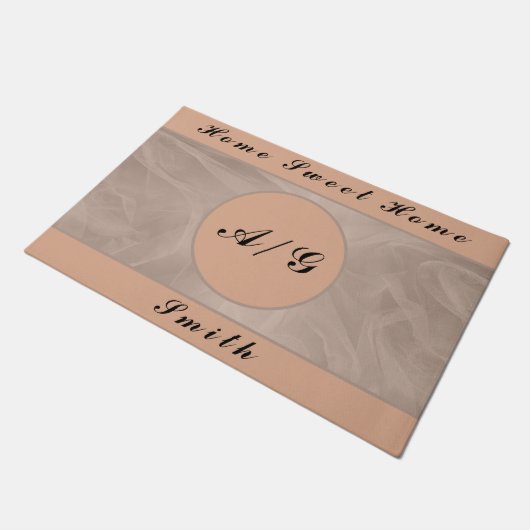 Paillasson Impression texturée en tissu rose - toute couleur (Incliné)