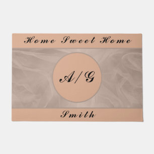 Paillasson Impression texturée en tissu rose - toute couleur