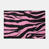Paillasson Impression Zèbre rose chaud (Devant)
