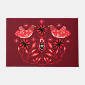 Paillasson Imprimantes d'art populaire scandinave | Fleece de (Devant)