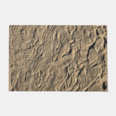 Paillasson Imprimantes de chaussures dans le sable (Devant)