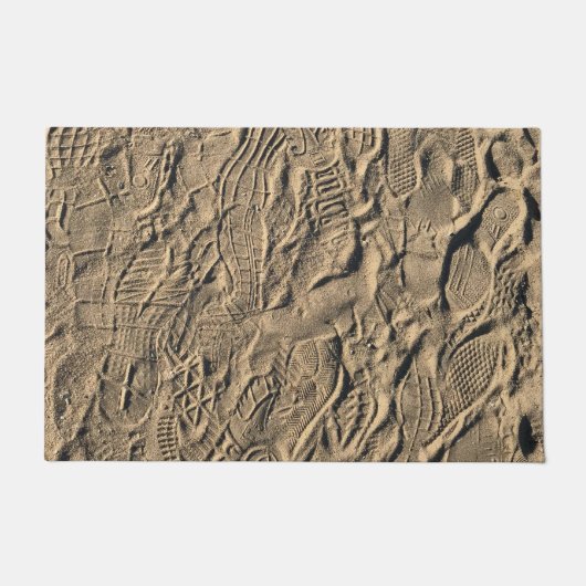Paillasson Imprimantes de chaussures dans le sable (Devant)