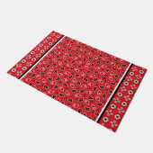 Paillasson Imprimés Boho Bandana Rouge (Incliné)