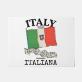 Paillasson Indicateur de pays Italie vintage (Devant)