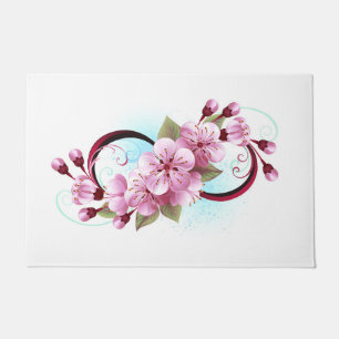Paillasson Infinité avec les fleurs Sakura
