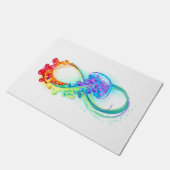 Paillasson Infinity avec Rainbow Jellyfish (Incliné)