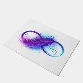 Paillasson Infinity with purple feather (Incliné)