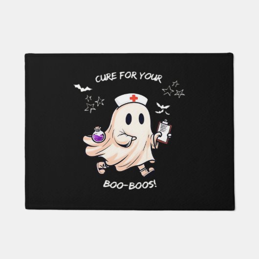 Paillasson Infirmière fantôme avec potion magique - Cure pour (Devant)