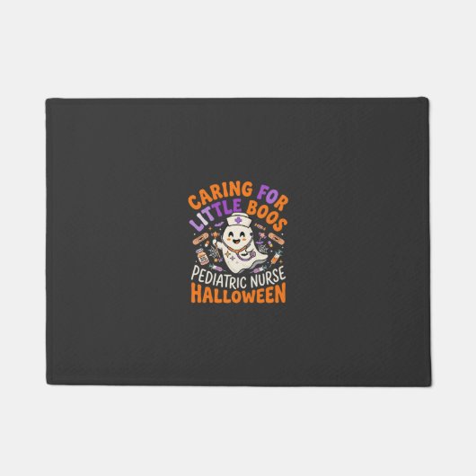Paillasson Infirmière Halloween Petits Diables (Devant)