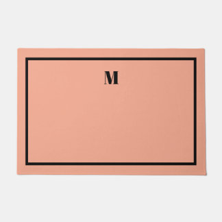 Paillasson Initiales Serif Classique Mat de bienvenue