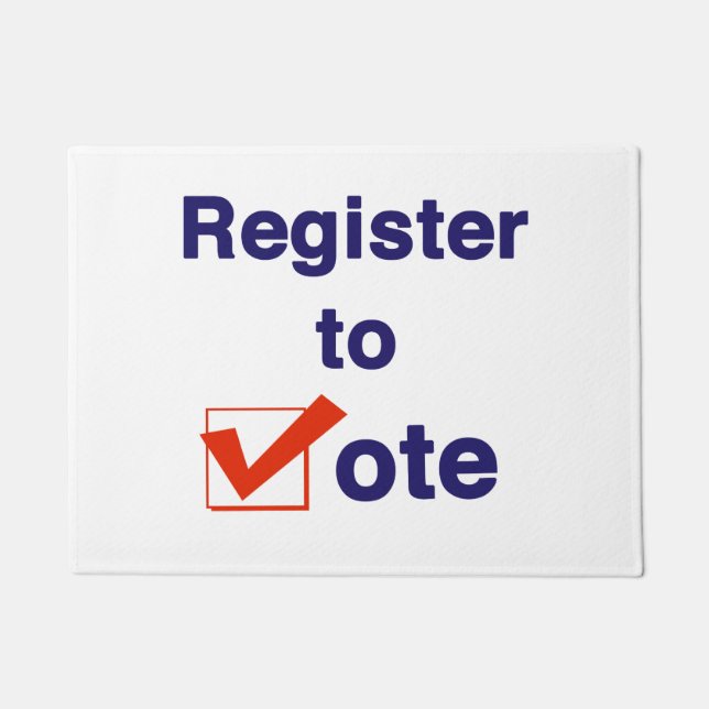 Paillasson Inscrivez-Vous Au Vote 2026 (Devant)