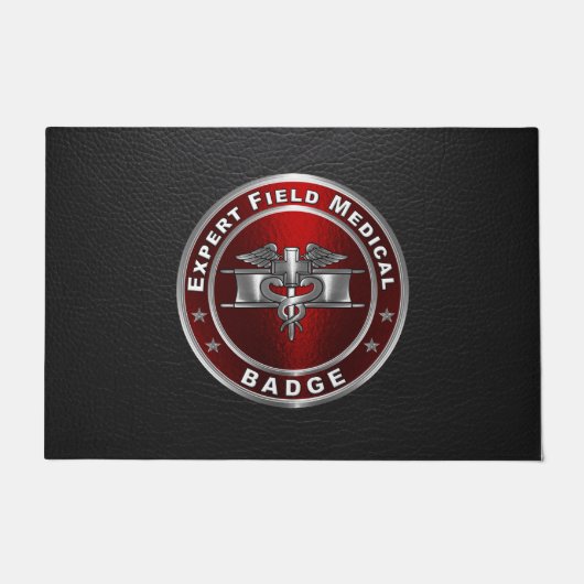 Paillasson Insigne Médicale de champ expert (EFMB) (Devant)