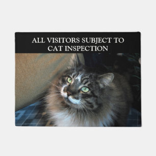 Paillasson Inspection de chat Irresistible Zorro Doormat