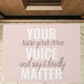 Paillasson Inspirer votre vocabulaire Motivation Citation
