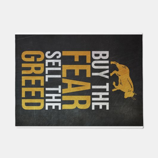 Paillasson Investisseur Acheter Crainte Vendre Vente Négocian (Devant)