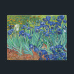 Paillasson Irises de Van Gogh.<br><div class="desc">Visitez mon magasin pour plus de design intéressant et plus de choix de couleurs => zazzle.com/iwheels*</div>