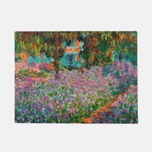 Paillasson Irises Monet Garden Fleurs Giverny (Devant)