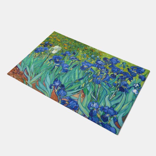 Paillasson Irises, Vincent van Gogh (Incliné)