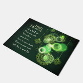 Paillasson Irish Blessing Love in your heart, Design Shamrock (Incliné)