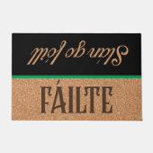 Paillasson Irish Gaelic Welcome & Goodbye, Fáilte (Devant)