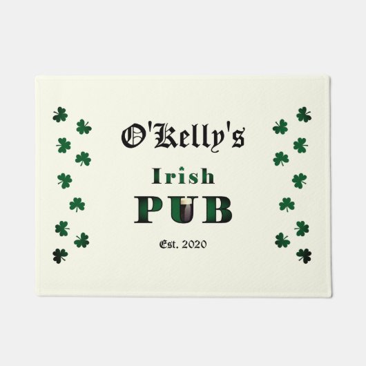 Paillasson Irish Pub Bar Tavern Doormat Door Mat (Devant)