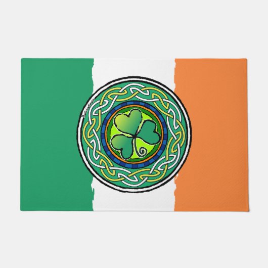 Paillasson Irish shamrock (Devant)