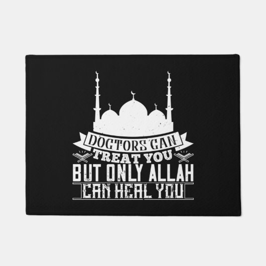 Paillasson Islam - Les Médecins Peuvent Vous Traiter Allah Pe (Devant)