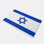 Paillasson Israël drapeau patriotique moderne (Incliné)