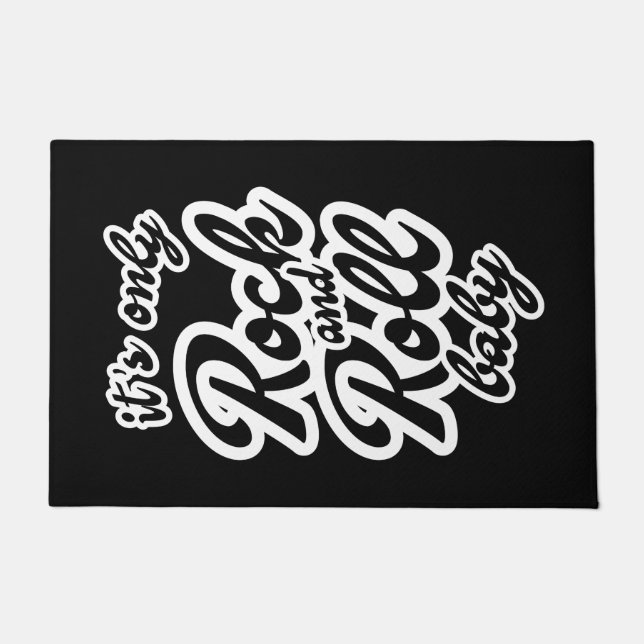 Paillasson Its Only Rock and roll Baby (Devant)