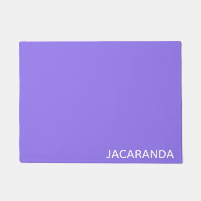 Paillasson Jacaranda purple color (Devant)
