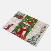 Paillasson Jack Russell Chien Noël (Incliné)