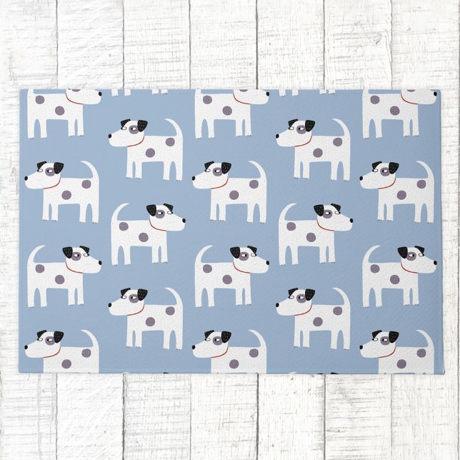 Paillasson Jack Russell Parson Terrier Chien Motif (Parson Jack Russell Terrier dog pattern fun doormat)