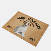 Paillasson Jack Russell Terrier Porte Amoureux des chiens per (Incliné)