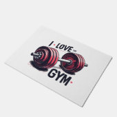 Paillasson J'adore le gymnase (Incliné)