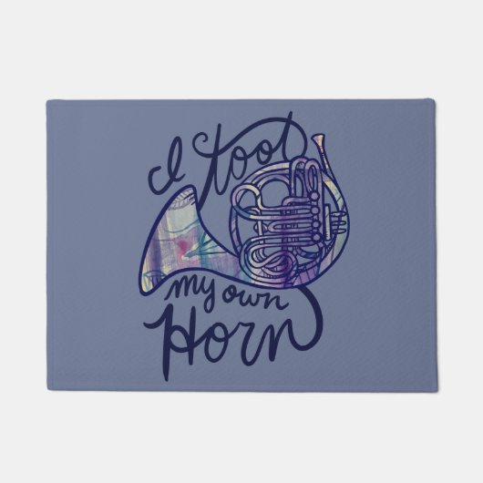 Paillasson J'ai mis ma propre corne (Devant)