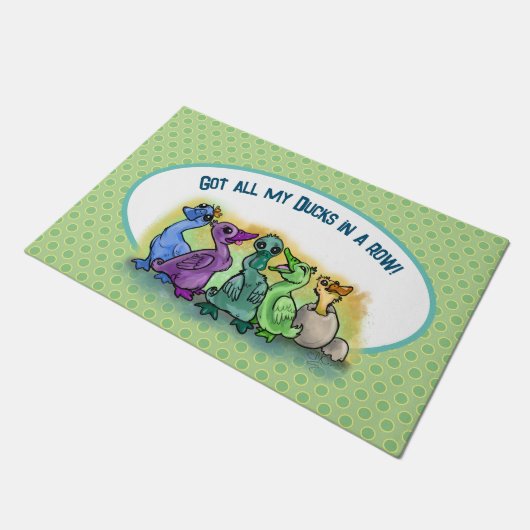 Paillasson J'ai tous mes canards d'affilée ! (Incliné)