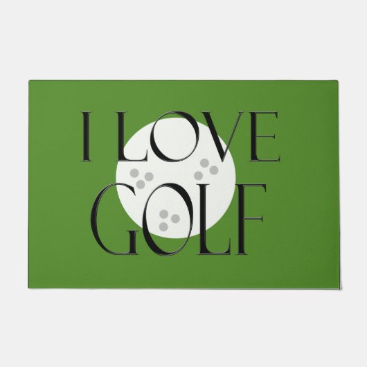 PAILLASSON J'AIME LE GOLF (Devant)