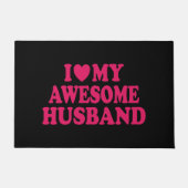 Paillasson J'Aime Mon Étonnant Mari (Devant)