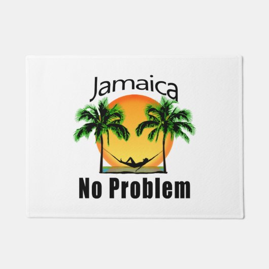 Paillasson Jamaïque : Pas de problème (Devant)