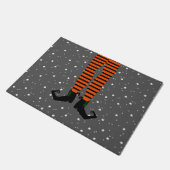 Paillasson Jambes de sorcière Halloween Porte Mat (Incliné)