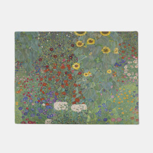 Paillasson Jardin agricole avec tournesol par Gustav Klimt
