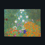 Paillasson Jardin des fleurs de Gustav Klimt<br><div class="desc">Veuillez visiter mon magasin pour plus de design intéressant et plus de choix de couleurs.
=> zazzle.com/colorfulworld*</div>